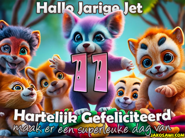 11 jaar grappige beertjes jet
