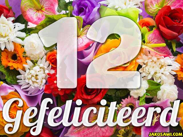 12 jaar boeket