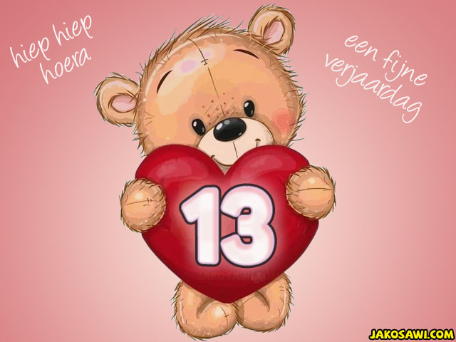 13 jaar hart beer