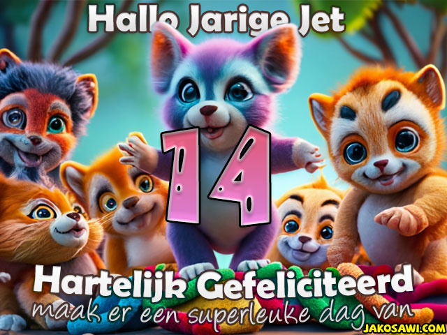 14 jaar grappige beertjes jet