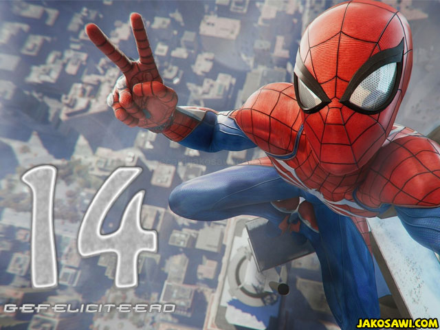 14 jaar spiderman