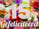 15 jaar boeket