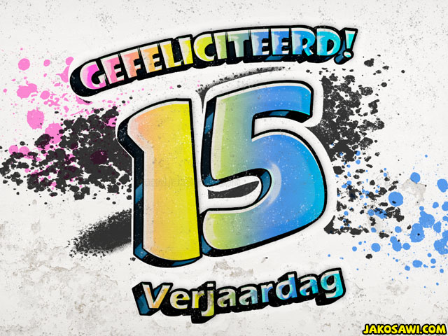 15 jaar grafitti