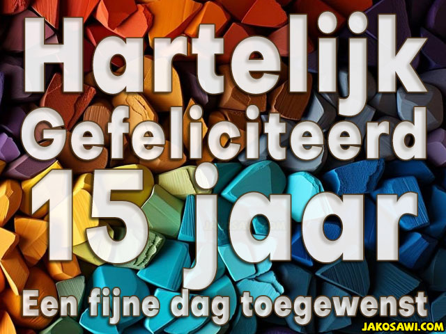 15 jaar steentjes 1