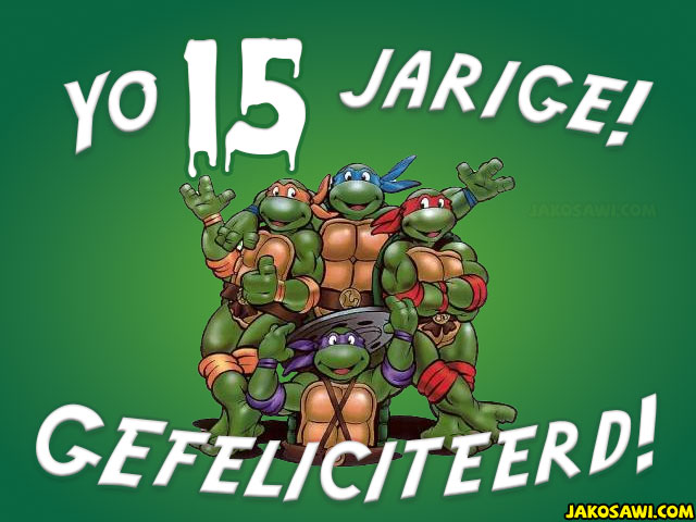15 jaar tmnt turtles