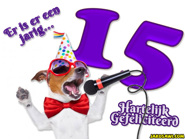 15 jaar zang