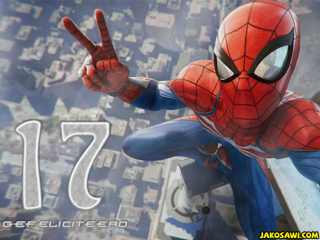 17 jaar spiderman