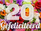 20 jaar boeket