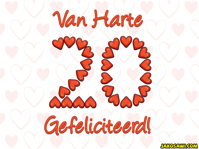 20 jaar hartjes