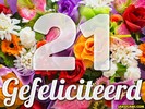 21 jaar boeket