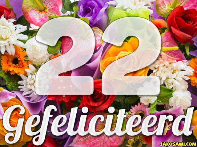 22 jaar boeket