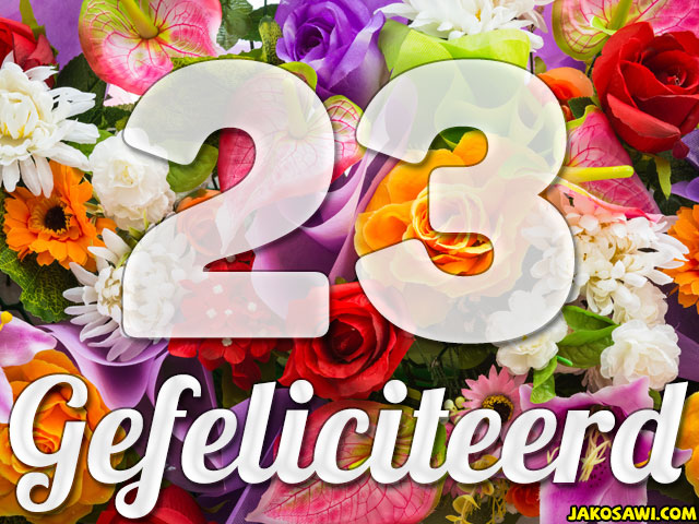 23 jaar boeket
