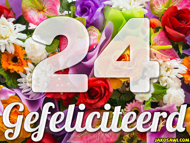 24 jaar boeket