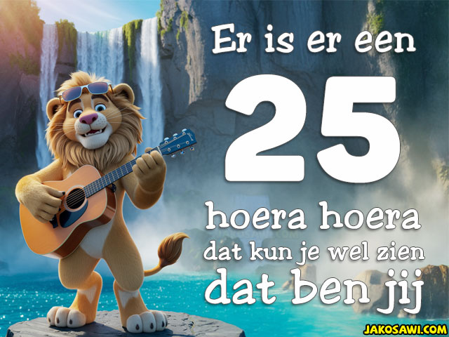 25 jaar leeuw muziekaal
