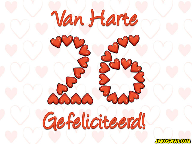 26 jaar hartjes