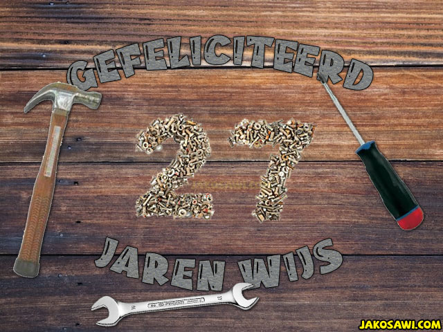 27 jaar klusser gereedschap