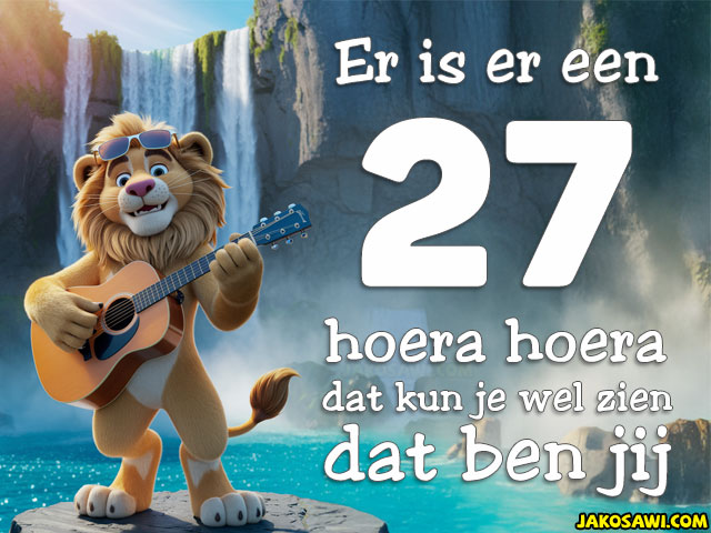 27 jaar leeuw muziekaal