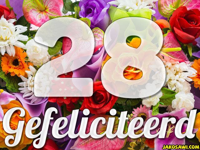 28 jaar boeket