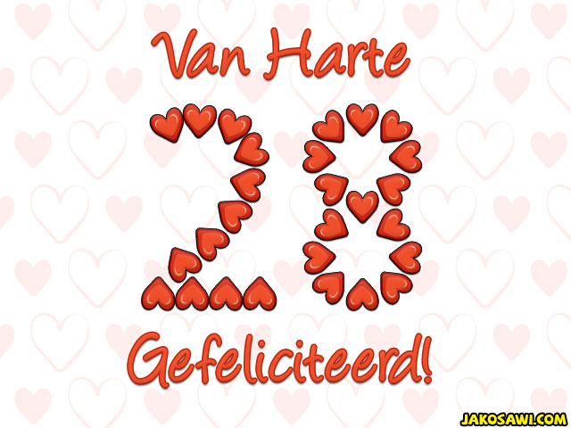 28 jaar hartjes