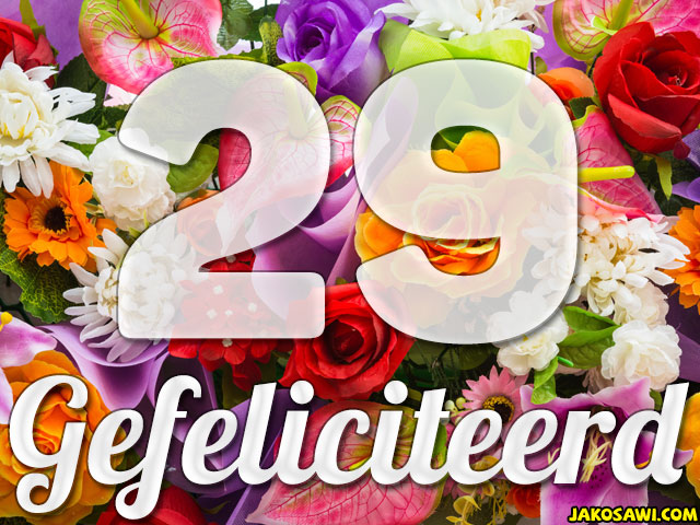29 jaar boeket