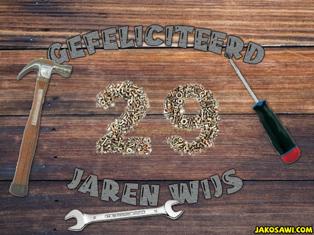 29 jaar klusser gereedschap