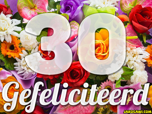 30 jaar boeket