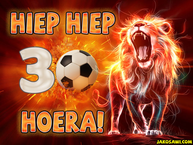 30 jaar voetbal leeuw
