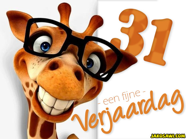 31 jaar fijne verjaardag 2201