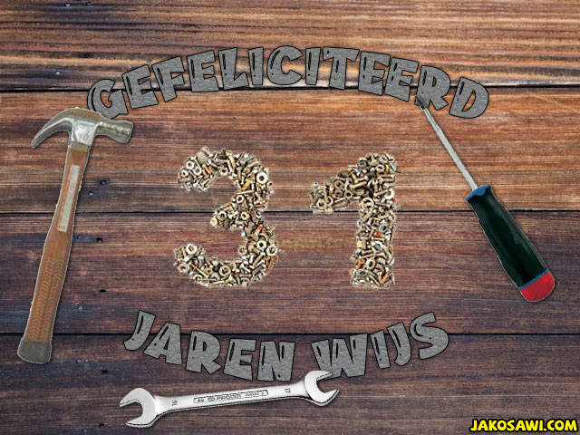 31 jaar klusser gereedschap