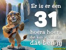 31 jaar leeuw muziekaal