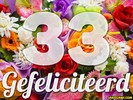 33 jaar boeket