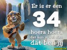 34 jaar leeuw muziekaal