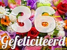 36 jaar boeket