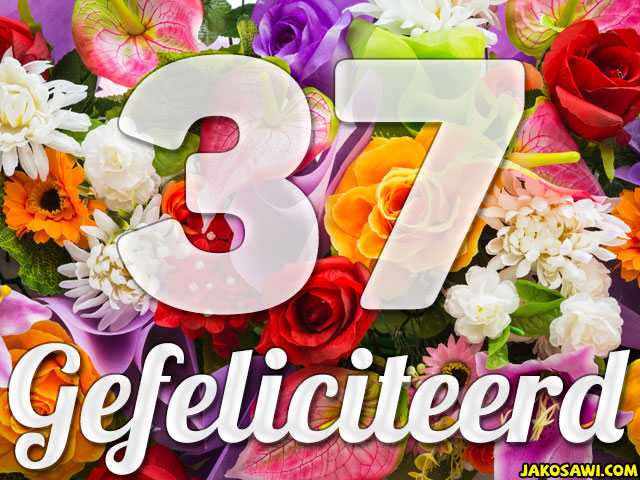 37 jaar boeket