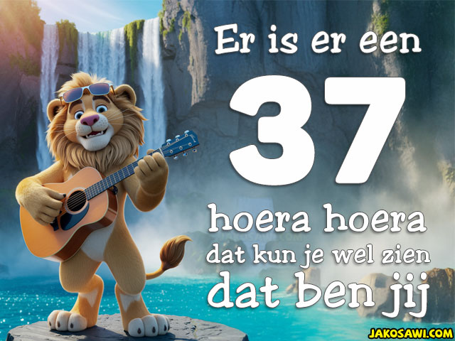 37 jaar leeuw muziekaal
