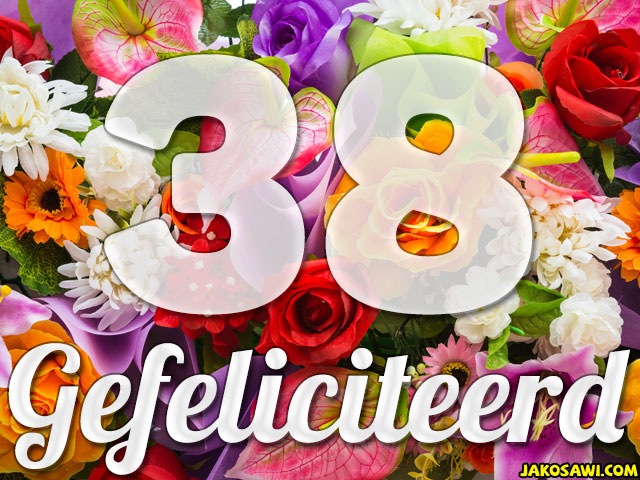38 jaar boeket