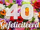 40 jaar boeket