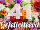 41 jaar boeket