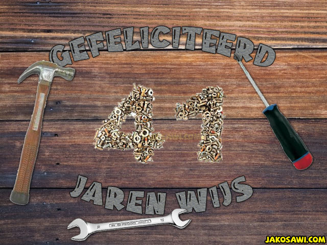 41 jaar klusser gereedschap