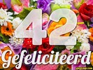 42 jaar boeket