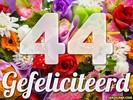 44 jaar boeket