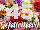 45 jaar boeket
