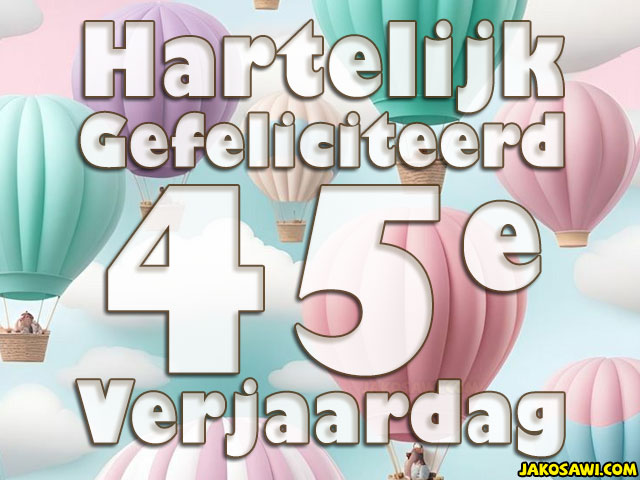 45 jaar luchtballon 1