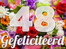 48 jaar boeket