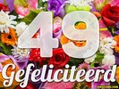 49 jaar boeket