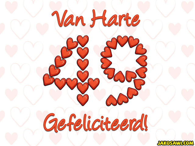 49 jaar hartjes