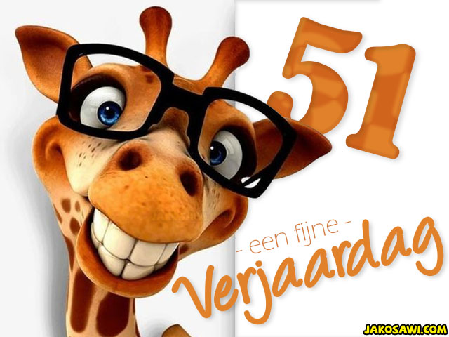 51 jaar fijne verjaardag 2201