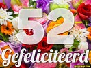52 jaar boeket