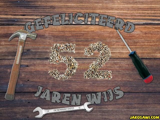 52 jaar klusser gereedschap