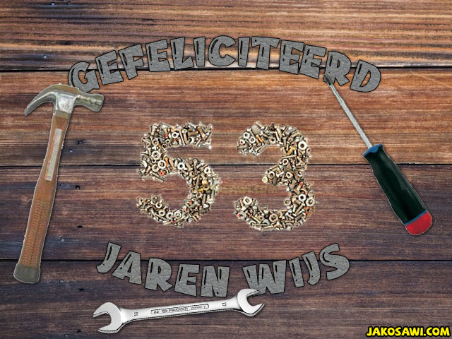 53 jaar klusser gereedschap